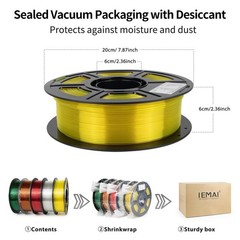 IEMAI Clear PETG 5KG, Transparent 5kg Transparent+red+green+amber+yellow