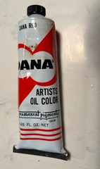 2 – Oil PAINT VINTAGE SOLD AS IS DANA BRAND . Discontinued RARE paints 1960/70s
