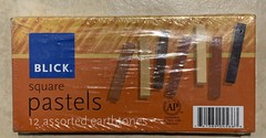 BLICK SQUARE PASTELS – 12 ASSORTED COLORS (8)