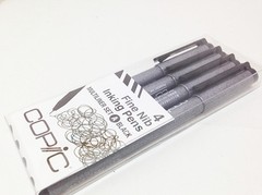 Too Copic JAPAN Multiliner A 4 Pens set Sketch Pen Marker Marqueur Black