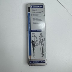 Staedtler MARS LUMOGRAPH Drawing Pencils Set 100 w/tin Multi Sizes