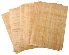 CraftsOfEgypt Set 10 Egyptian Papyrus Paper 4×6 inch (10×15 4-x-6-Inch, White