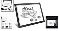 A4 Black Dimmable LED Tracing Light Pad for Artists & Designers