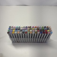 Copic Sketch Set A 72 Color Alcohol Markers Dual Tip Brush & Chisel Artist Set