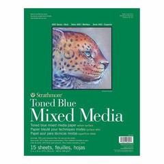 15 Sheets 400 Series Mixed Media Sketch Pad 11×14″ Drawing Paper Pad