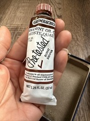 Grumbacher Pre-Tested Permanent Oil Paint Grumbacher Red P 095 Burnt Sienna P023