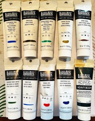 Liquitex Lot 10 TUBES Heavy Body Acrylic Paint 2oz New SHIPS FREE Never Opened