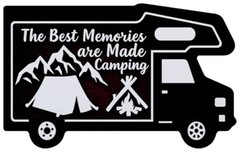 Low Profile Non Slip Best Memories Made Camping RV Door Mat 3mm (0.12 Inch)