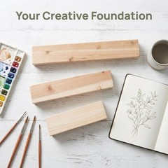3pcs Artists Hand Support Bridge for Painting – Wooden Detail Work Hand Rest
