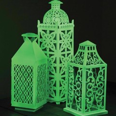 Rust-Oleum 267026 Exterior Glow in The Dark Fabric Fast Drying Spray Paint 1 oz.
