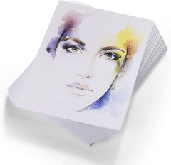 Watercolor Paper Bulk, 11×14 inches, 25 Sheets (180gsm) Artist – White