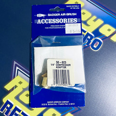 Badger Air-Brush Co. Compressor Adaptor 1/4″ BAD50023 Accessories 50-023