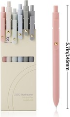 Stylish 12 Pcs Gel Pens with Quick-Dry Black Ink – Perfect for School & Office