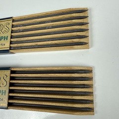 2 Vintage 1930s Mars Lumograph 8 Leads Staedtler Made in Germany 1904 2H 2B