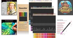 Artistic 72-Color Soft Core Colored Pencils with Storage Case—Perfect Gift