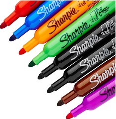 Sharpie Flip Chart Markers, Bullet Tip, 8 Count (Pack of 1), Assorted