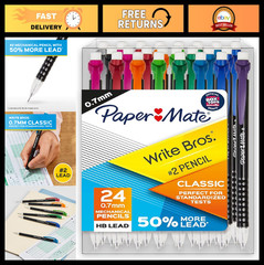 0.7mm Mechanical Pencils Set – 144 Count, Perfect for Office, Classroom & Testin