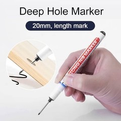 3pcs Long Head Multi-Purpose Deep Hole Pens – Long Nib Colorful Carpenter Pen…