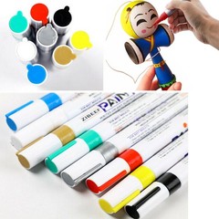5PC Red Paint Pen Marker Waterproof Permanent Car Tire Lettering Rubber Letter