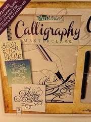 Art Maker Calligraphy Master Class Book & Kit New In Box