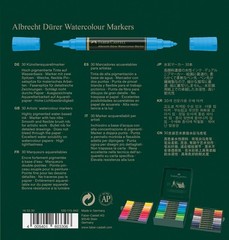 Faber Castell Albrecht Durer Watercolor Markers Set of 30 Premium Artist Markers