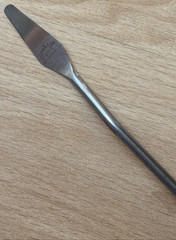 Grumbacher Trowel Shape Painting Knife 876-8 Japan in Box Flexible Steel Stamp