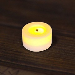 (3 pack) Unscented Led Tealights Flameless Candles, White, 4.60″, 0.18 lb