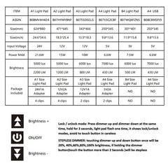 A1 LED Artist tracing Light Box Copy Table, Adjustable High Brightness Light …
