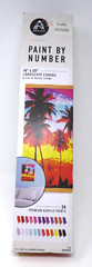 2020 Artiscapes Palm Trees Paint Number PBN Kit 16×20 Wood Frame 15302 MiamiVice