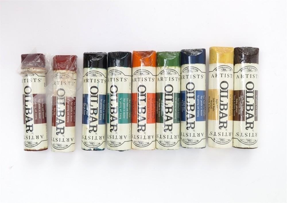 Winsor & Newton 9 Colors XL Artists’ OILBAR STUMP 165ml Made in England