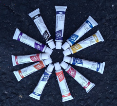 Vintage Art Studio by Battat Oil Color Watercolor LOT NEW SEALED 11 TUBES