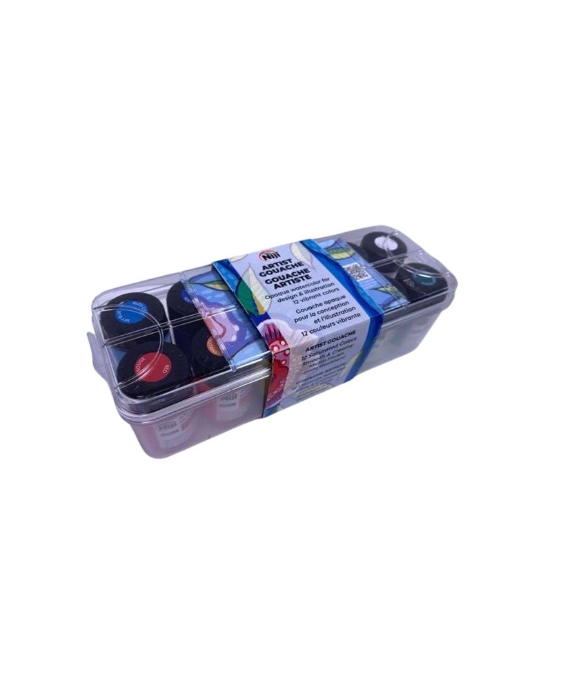 NIJI Artist Gouache Set of 12 NAG12