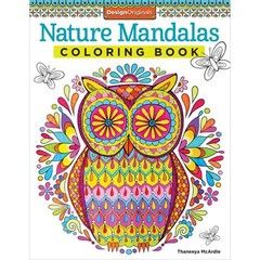 Adult Coloring Book Design Originals Nature Mandalas Owl 31 Designs 72 Pages