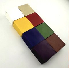 handmade encaustic paints by sonja color starter palette #02 eight 15ml blocks