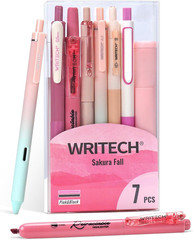 WRITECH Gel Pens Journaling Highlighters: Journal Set Aesthetic Assorted Pastel