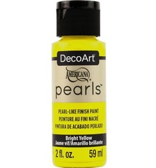 Pearlescent Finish Paint, Americana Pearl DecoArt, Choose Yellow Purple or Blue