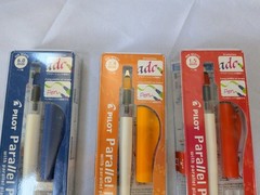 3 Pilot Parallel Pens Detail, Details In Pictures! New!