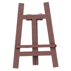 1Pcs Mini Easel Model Wooden Brown Durable Home Ornament Decor