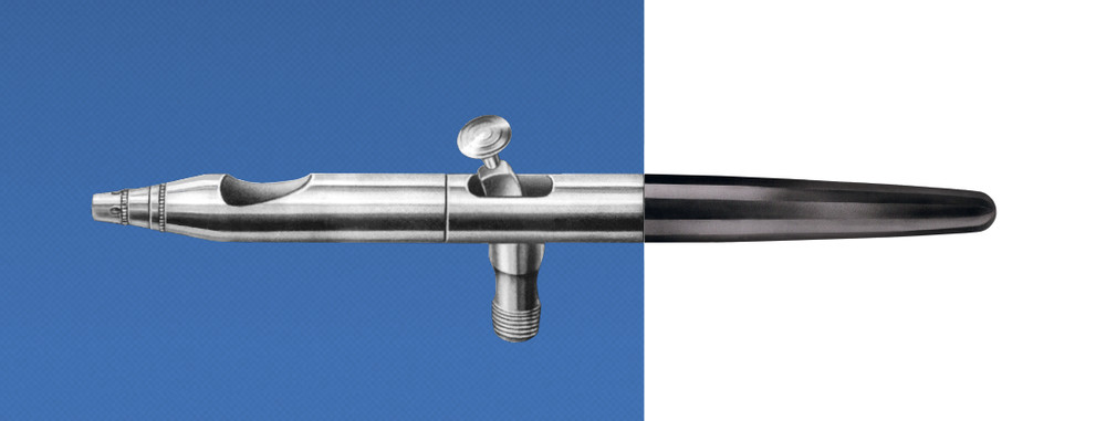 TRIPLEX Airbrush. Original and new. Made in Leipzig.
