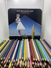 2009 Prismacolor Premier 132 Colored Pencils Box Set, Complete With Tin.