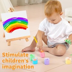 10 Pack 9 Inch Wood Easels,Art 9 inches x 7 x 5 inches, color