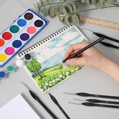 8 Pcs Miniature Detailing Paint Brush Set for Fine Detailing Painting
