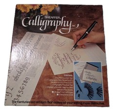 NOS Sheaffer Calligraphy Set Fountain Pen 3 Nibs 20 Ink Packages Made In USA