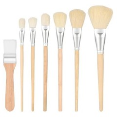 Mop Brush for Acrylic Painting, Assorted Size Acrylic Paint Brush Set6054