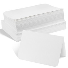 100 Pcs Blank Watercolor Cards with Envelopes Set 140lb/300 Gsm Cotton Waterc…