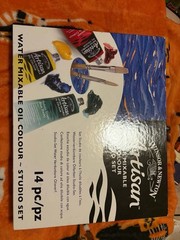 Winsor & Newton Artisan Water Mixable Oil Color Studio Set, 14pc #336