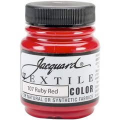 Jacquard Textile Paint 2.25 Oz Ruby Red,Acrylic Paint