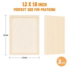 Wooden Art Panels for DIY Painting – Christmas Crafts & Home Décor | 12×16 In…