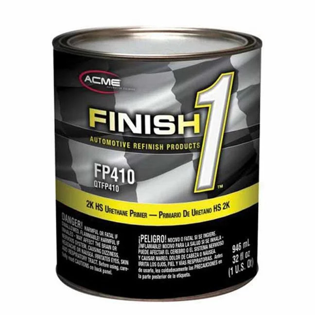 Acme Finish 1 FNHFP410-4 1 qt. High Build 2K Hs Urethane Primer – Gray – 4-1 …