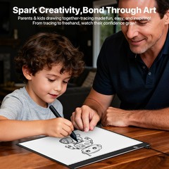 A4 LED Light Box for Tracing and Drawing – Ultra Thin Adjustable Light Pad/Board